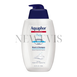 Aquaphor Baby Wash & Shampoo (Unscented, 25.4 Fl Oz)